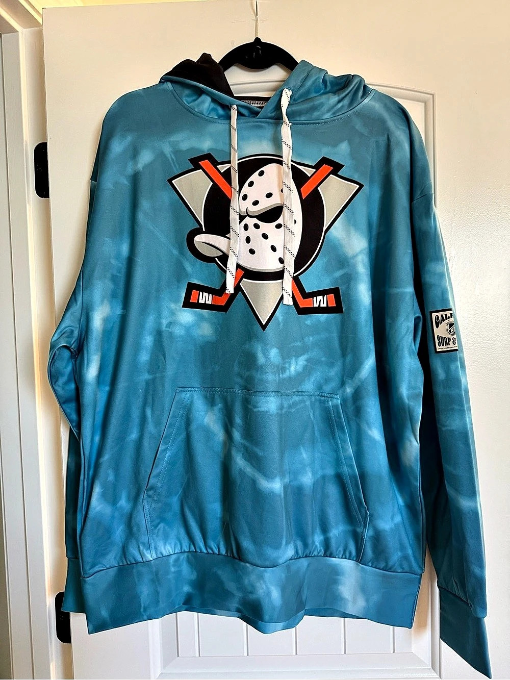 Calhoun Anaheim Ducks Blue Hooded Pullover Jacket